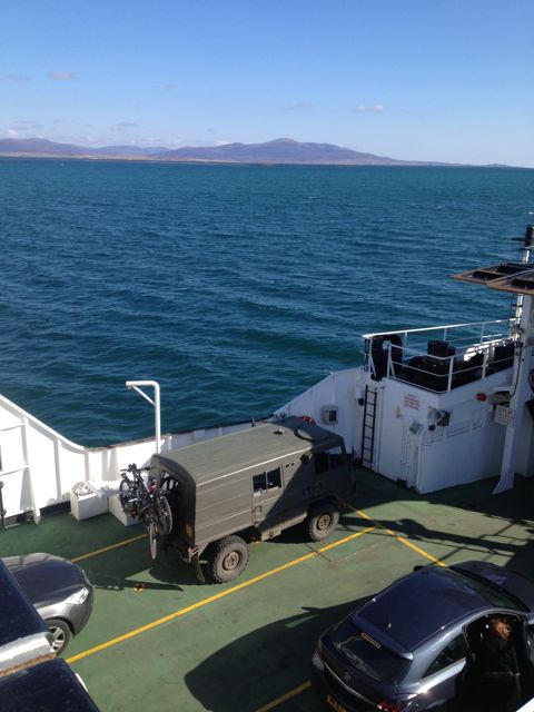 On the ro-ro ferry to Harris