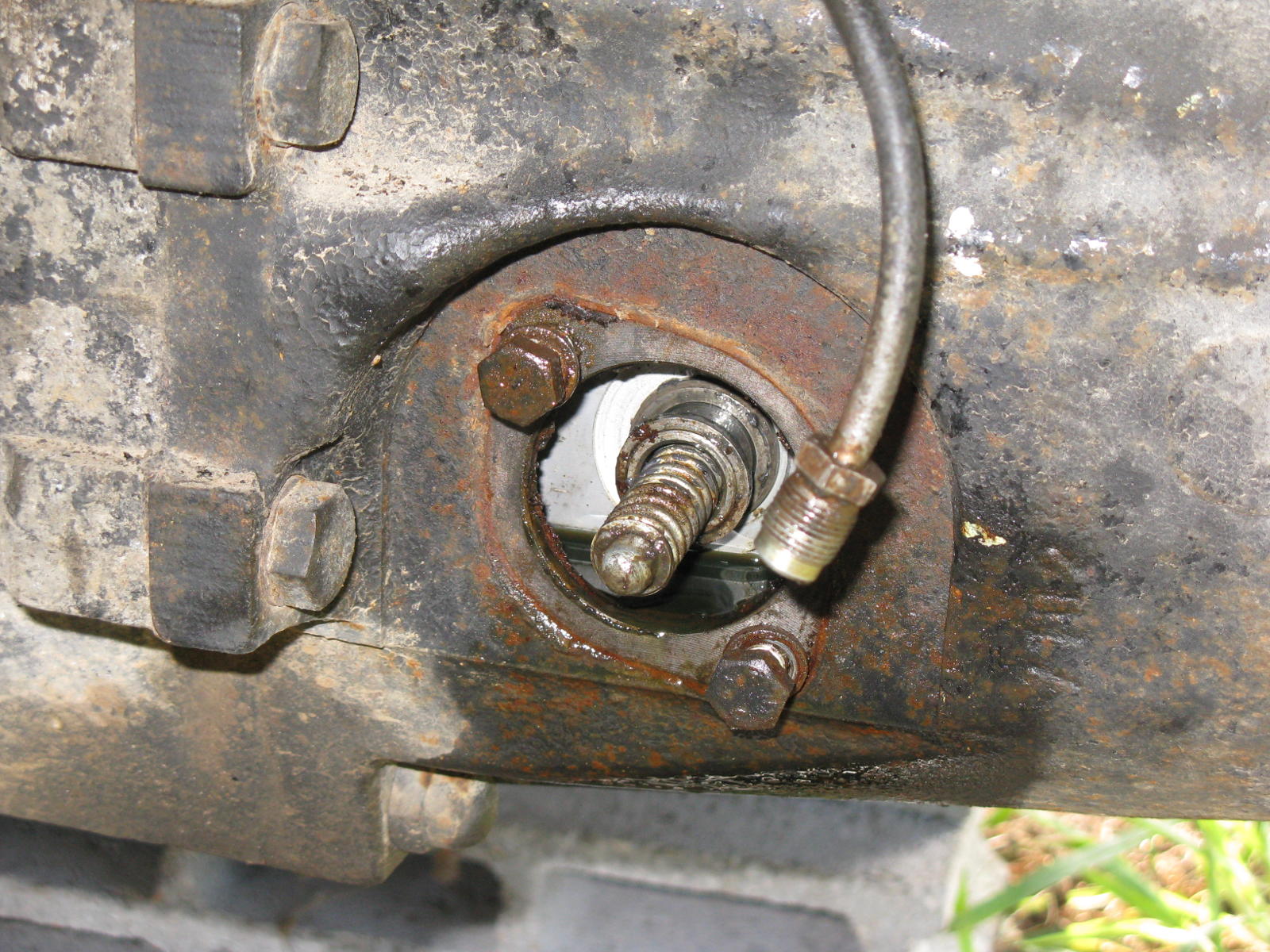 Rear axle diff, diff lock